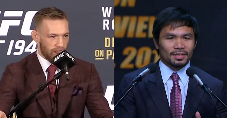 Conor McGregor Manny Pacquiao