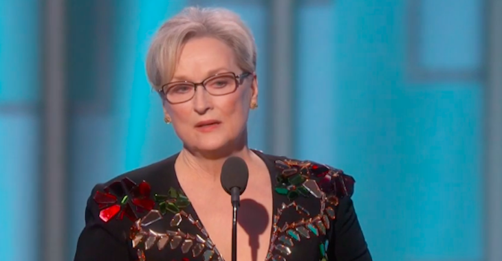 Meryl Streep criticizes MMA
