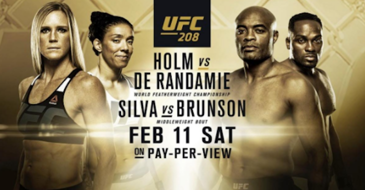 UFC 208 Fight Card