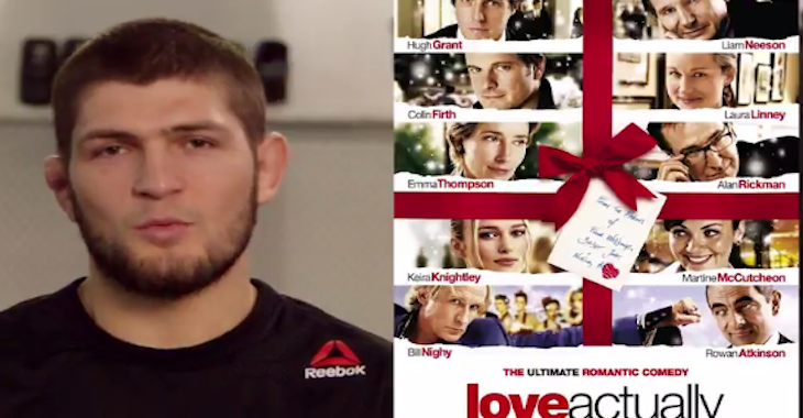 Khabib Nurmagomedov discusses romantic comedies