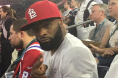 Tyron Woodley at the Super Bowl