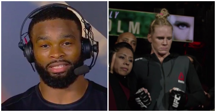 Tyron Woodley discusses Holly Holm
