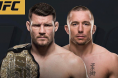 Georges St-Pierre fights Michael Bisping for the middleweight title