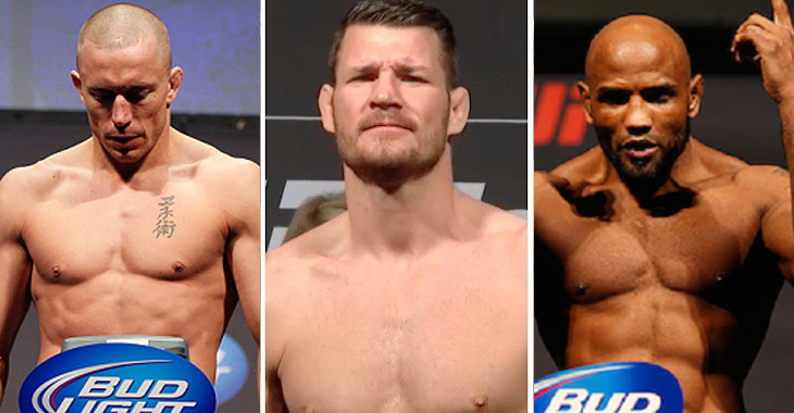 Georges St-Pierre Michael Bisping Yoel Romero