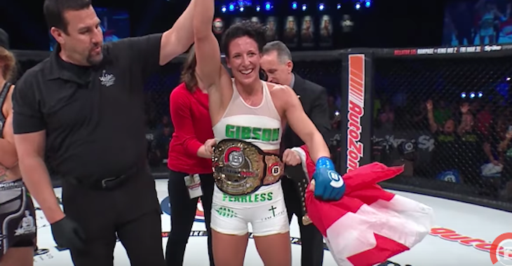 Bellator women's featherweight champ Julia Budd