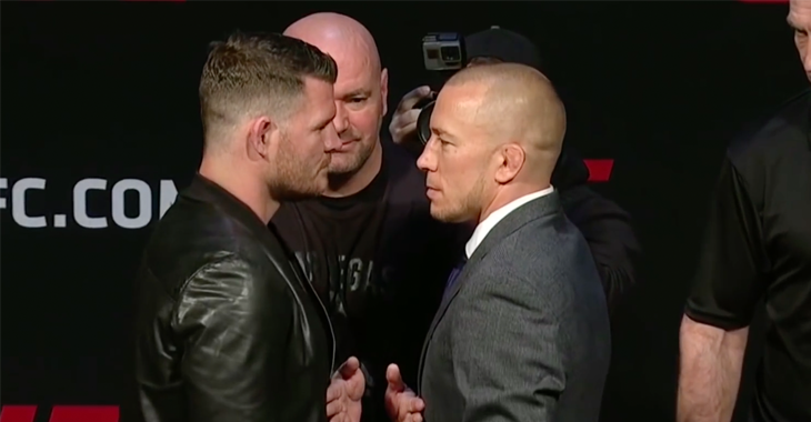Michael Bisping Georges St-Pierre UFC 217