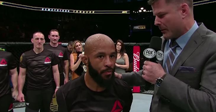 Demetrious Johnson talks to Brian Stann