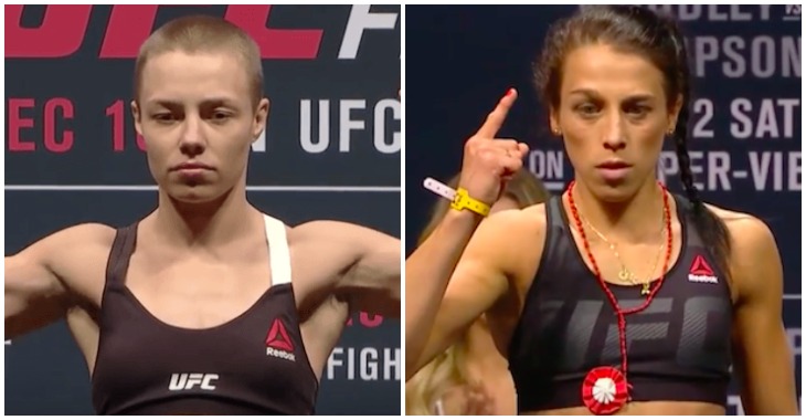 Rose Namajunas and Joanna Jedrzejczyk