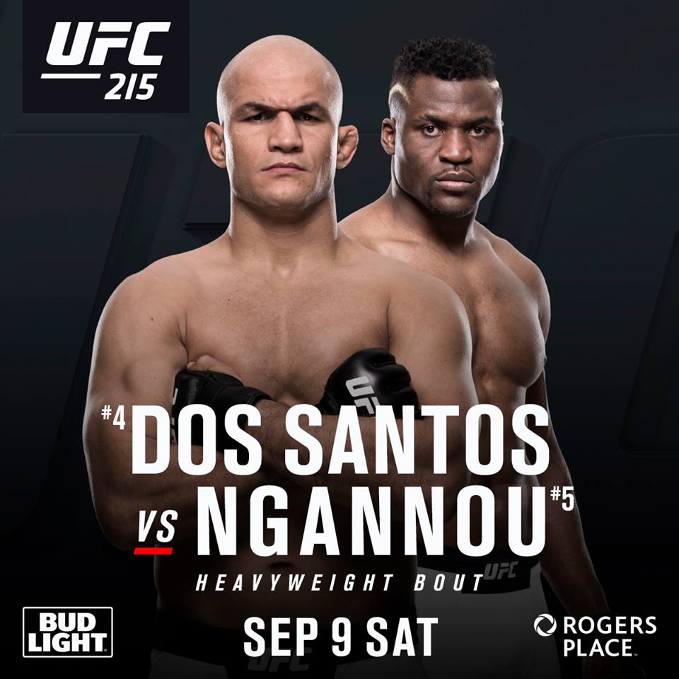 Junior Dos Santos vs. Francis Ngannou at UFC 215