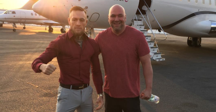 Conor McGregor and Dana White