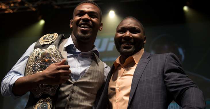 Jon Jones and Anthony Johnson