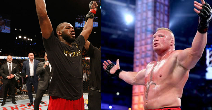 Jon Jones Brock Lesnar