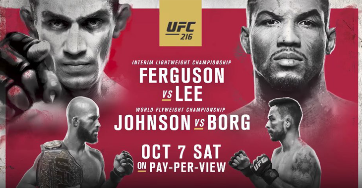 ufc 216 kevin lee tony ferguson