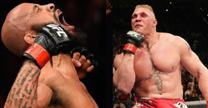 Demetrious Johnson Brock Lesnar