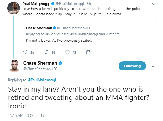 Paul Malignaggi Chase Sherman