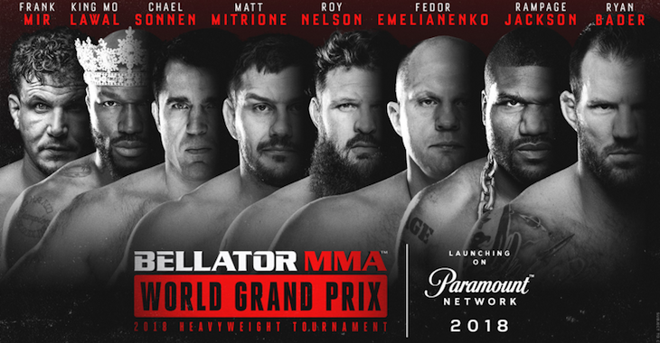 Frank Mir, King Mo, Chael Sonnen, Matt Mitrione, Roy Nelson, Fedor Emelianenko, Rampage, Ryan Bader, Bellator