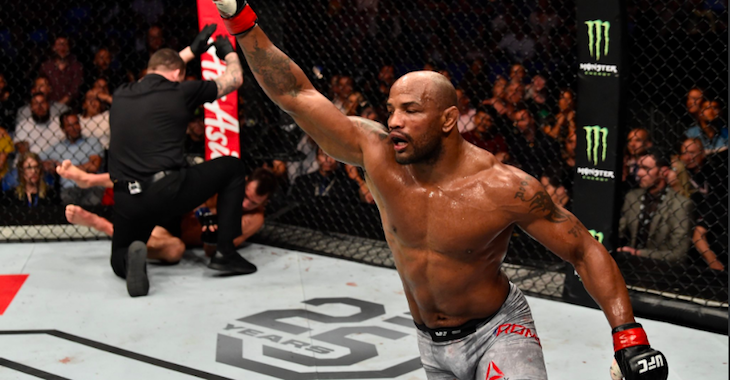 Yoel Romero wins at UFC 221