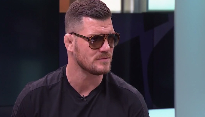 Michael Bisping believes Ricky Simon tried to make him “look silly” during post-fight interview at UFC Vegas 45