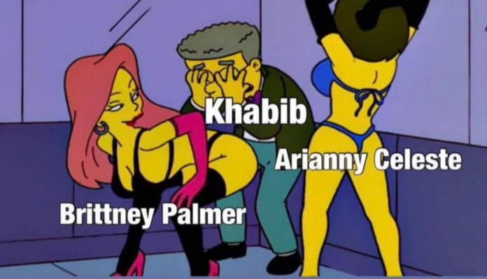 Khabib Nurmagomedov, Brittney Palmer, Arianny Celesete