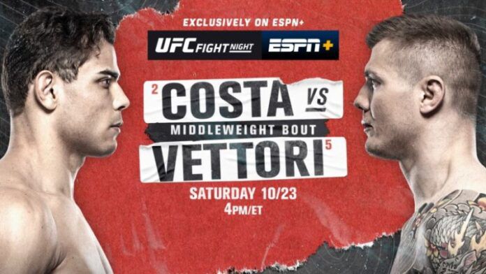 UFC Vegas 41, Costa, Vettori