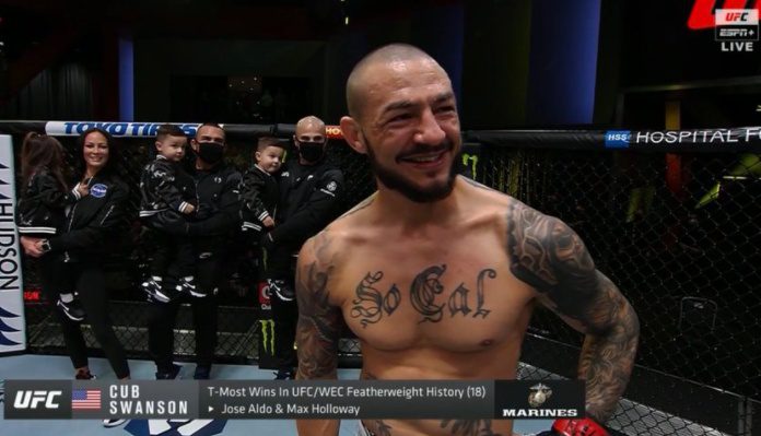 Cub Swanson, UFC Vegas 45