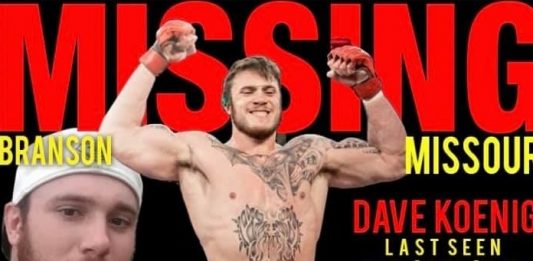 David Koenig, Missing, MMA Fighter