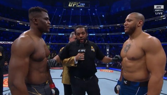 Francis Ngannou, Ciryl Gane, UFC 270