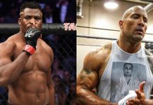 Francis Ngannou, The Rock, Dwayne Johnson, UFC 270