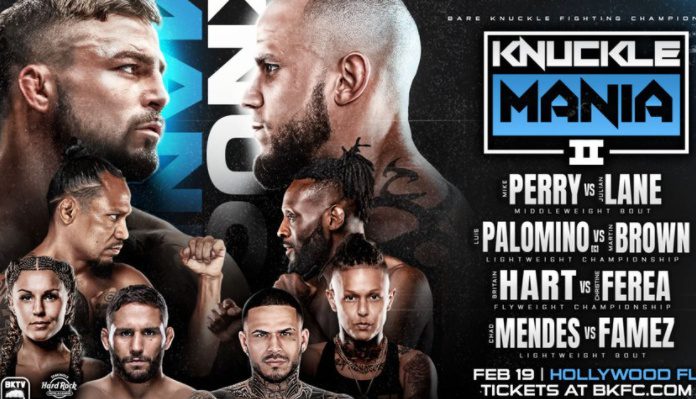 KnuckleMania 2, Mike Perry, Julian Lane, BKFC