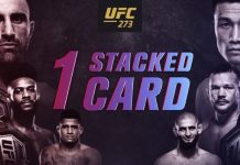 UFC 273, Results