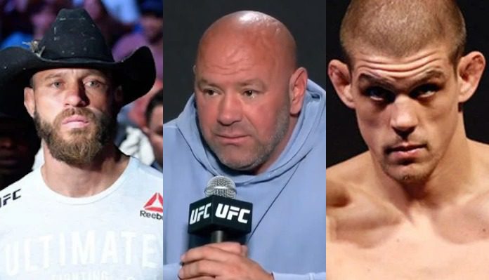 Dana White, Donald Cerrone, Joe Lauzon, UFC