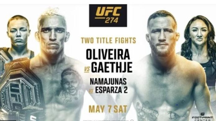 UFC 274, Oliveira, Gaethje, UFC