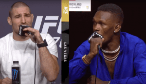 Israel Adesanya, Sean Strickland, UFC
