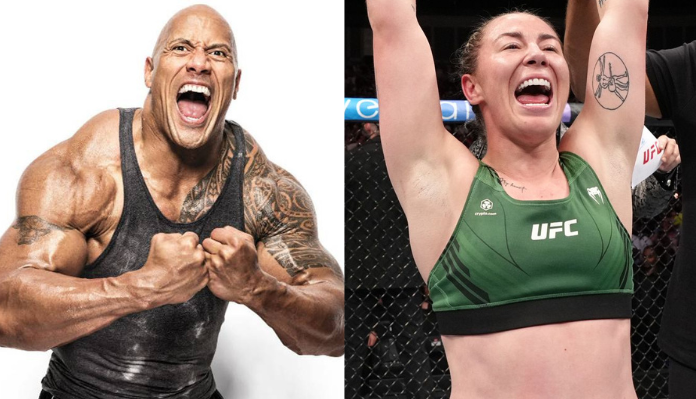 Dwayne ‘The Rock’ Johnson tips ‘Meatball Molly McCann to be UFC champion