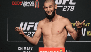 Khamzat Chimaev misses weight at UFC 279