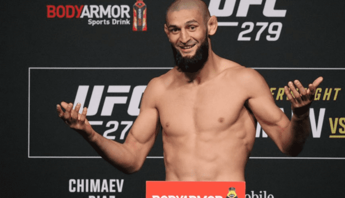 Khamzat Chimaev misses weight at UFC 279