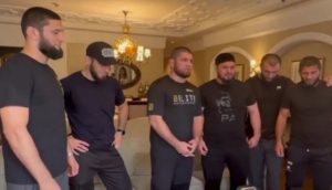 Khamzat Chimaev, Khabib Nurmagomedov, and Abubakar Nurmagomedov apologize
