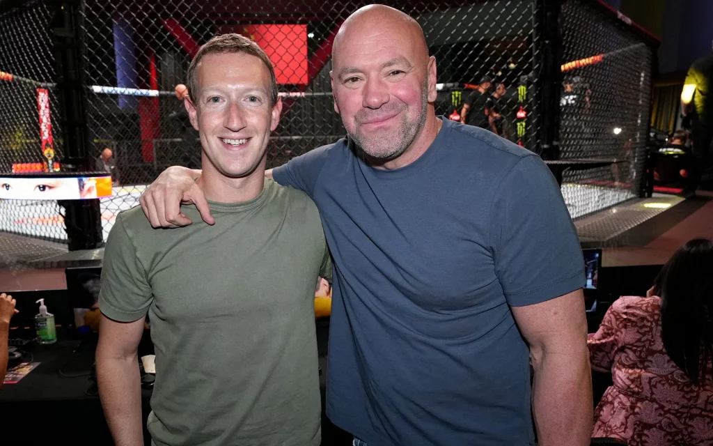 dana white mark zuckerberg