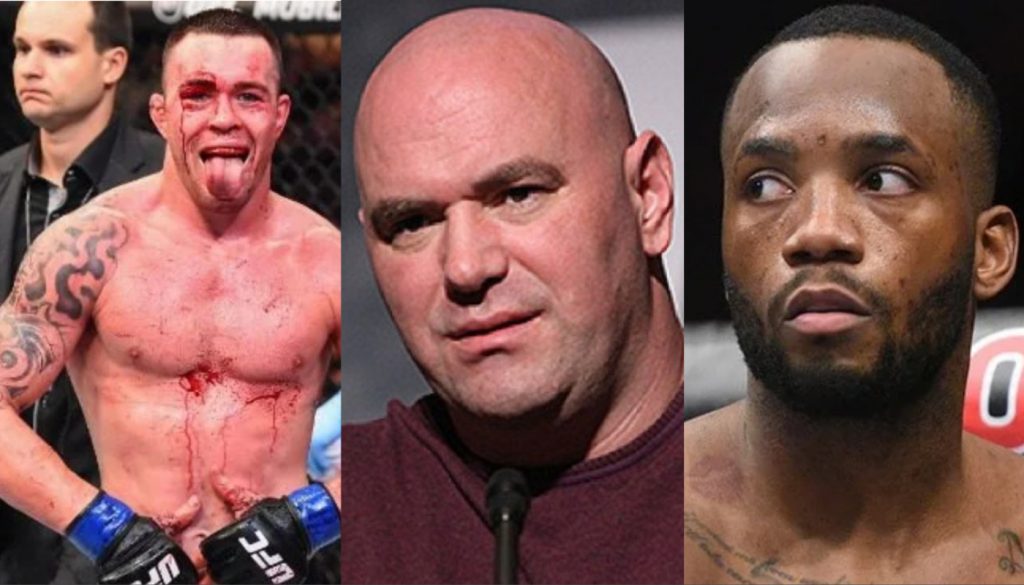 Dana White, Colby Covington, Leon Edwards, UFC