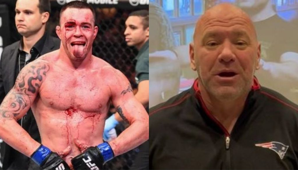 Dana White, Colby Covington, UFC, UFC 286, Edwards vs. Usman 3