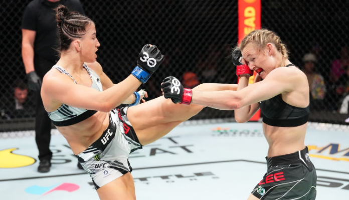 Maycee Barber says the people who thought she lost at UFC San Antonio are “uneducated,” remains focused on getting rematch with Alexa Grasso