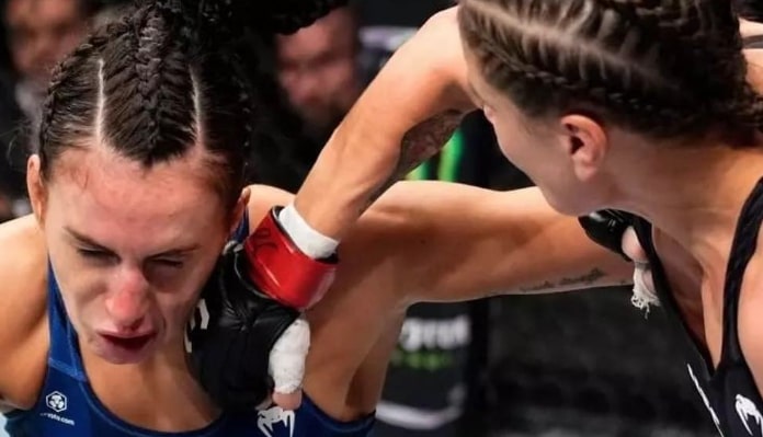Jennifer Maia accuses Casey O’Neill of being “very greased up” in their fight at UFC 286: “That really threw me off”