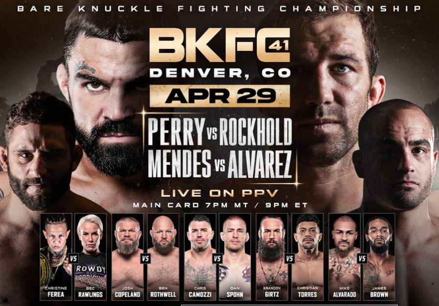 BKFC 41, Mike Perry, Luke Rockhold, Results, Highlights