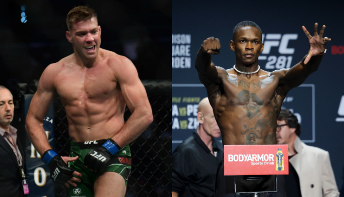 Dricus Du Plessis claps back at newly minted UFC middleweight champion  Israel Adesanya: "So you won't say my name, that's smart | BJPenn.com