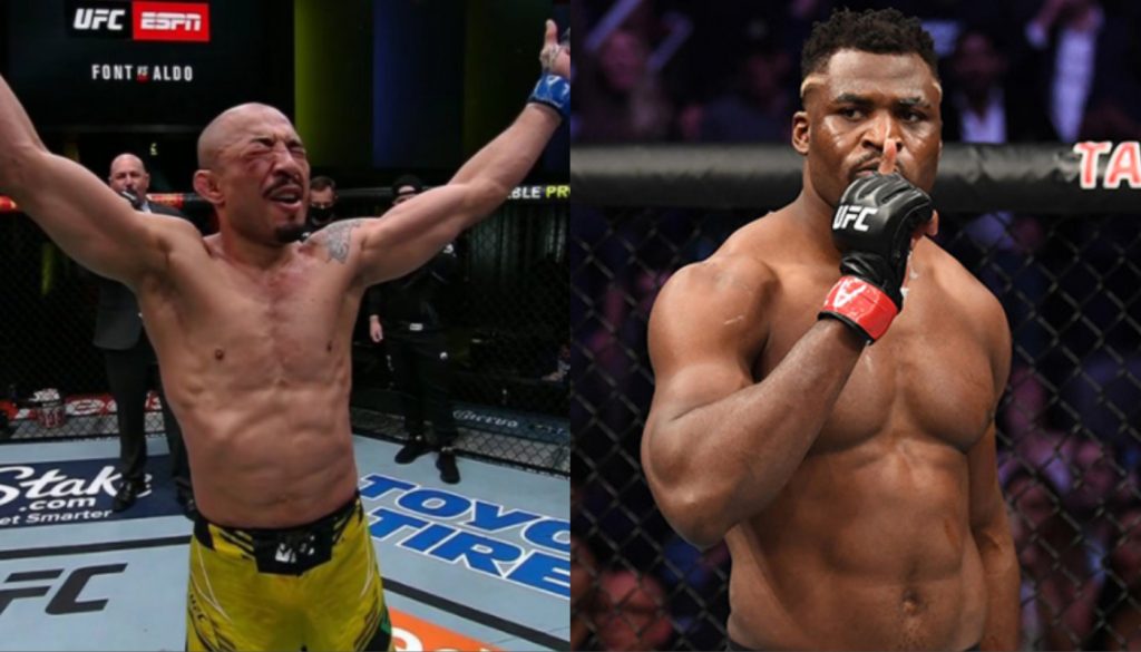 Jose Aldo, Francis Ngannou, UFC