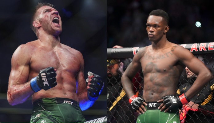 Dricus Du Plessis and Israel Adesanya