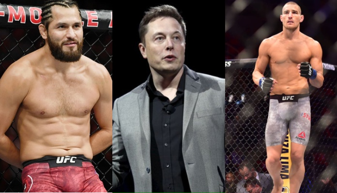 Elon Musk, Jorge Masvidal e Sean Strickland