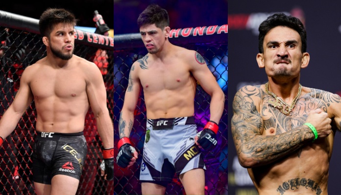 Henry Cejudo, Brandon Moreno and Max Holloway