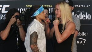 Holly Holm and Amanda Nunes