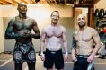 Israel Adesanya, Alexander Volkanovski, and Mark Zuckerberg.